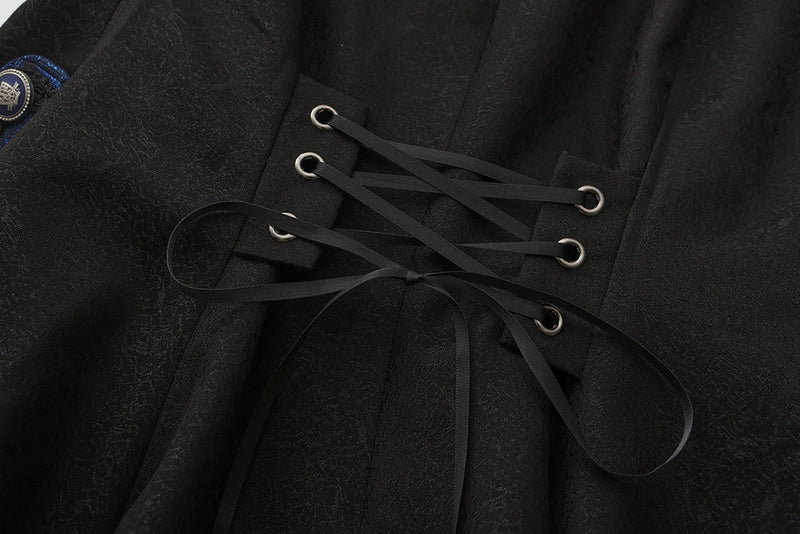 Immortal Thorn - Night of Swordsmanship - Ouji Lolita Long Coat Male Lolita Sleeveless Coat