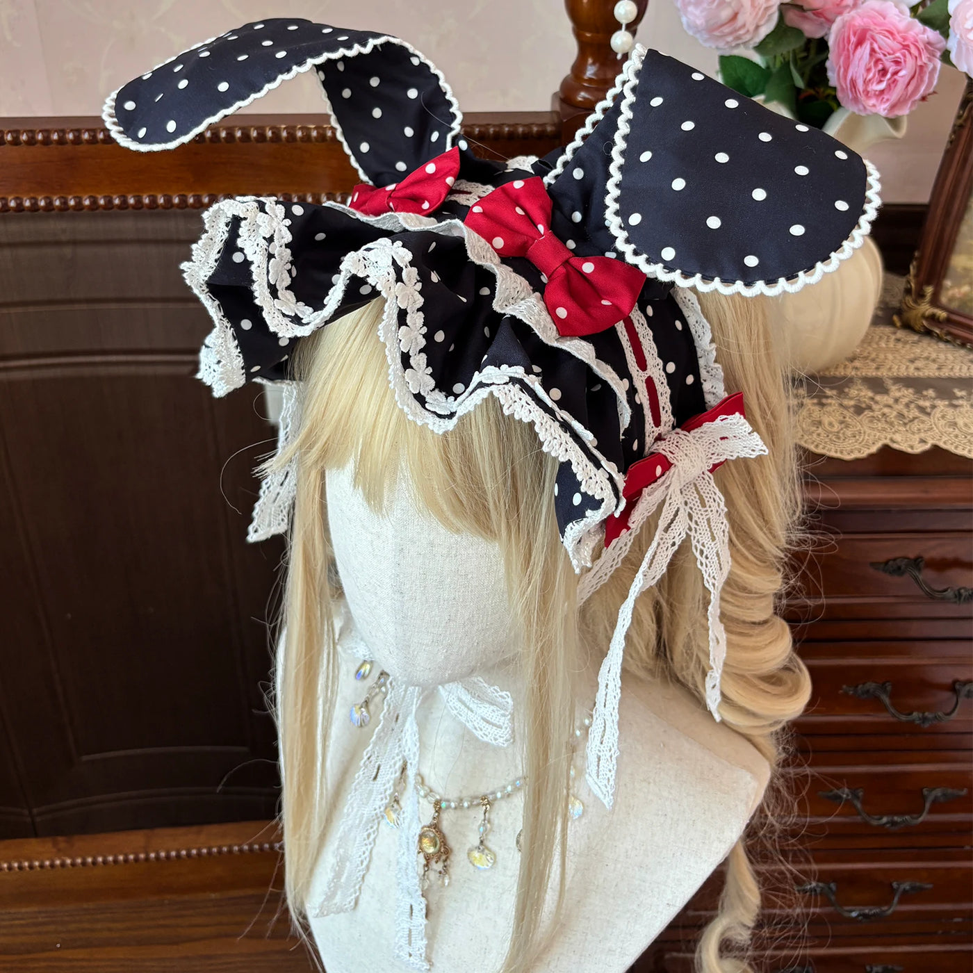Mystery Rabbit Tea Party - Alice OP / JSK Lolita Dress - detail view 18