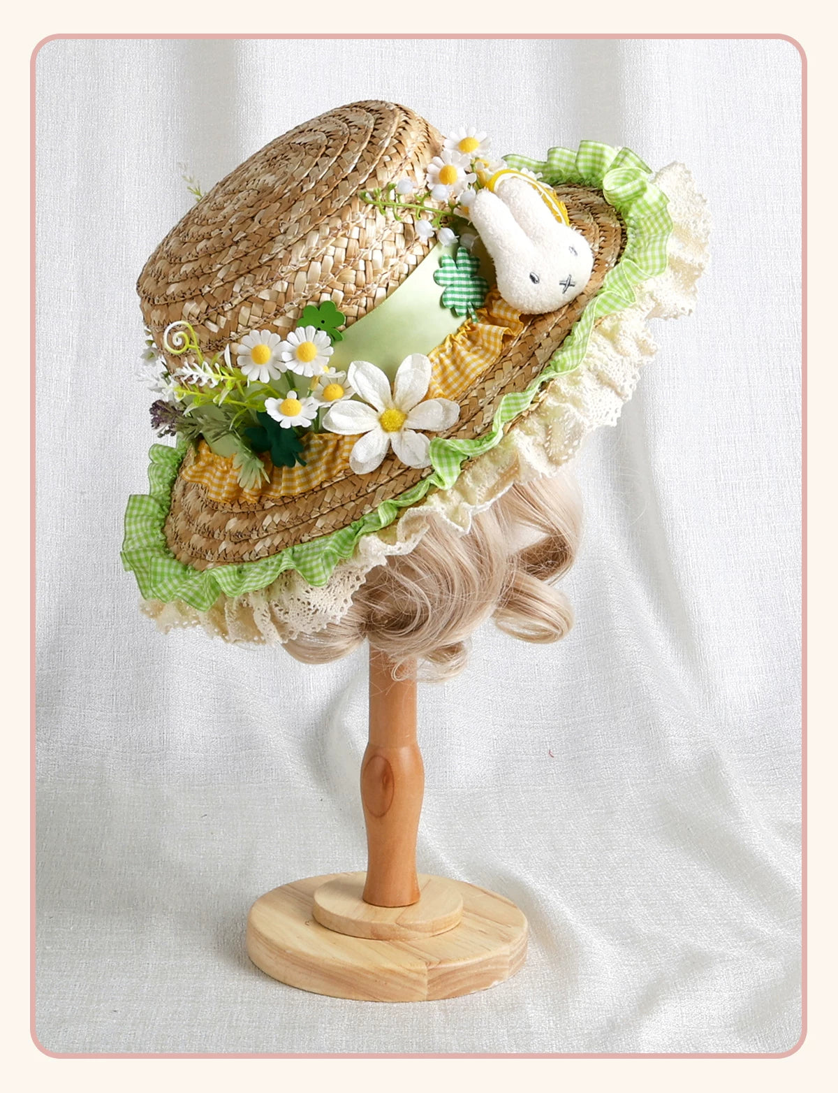 Stardust Rose - Pastoral Spring - Headwear with lace trim