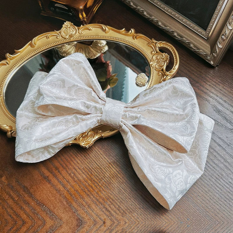 With PUJI - Wishing Star - Lolita Hair Accessory, Bow Detail detail view 7