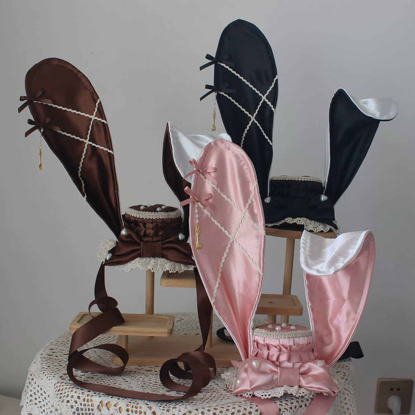 Deer Girl Handmade - Brulee Rabbit - Rabbit-Ear Headwear with Shapeable Ears
