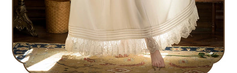 Inmorelli - Jasmine Manor - Edward OP dress with flared lace cuffs