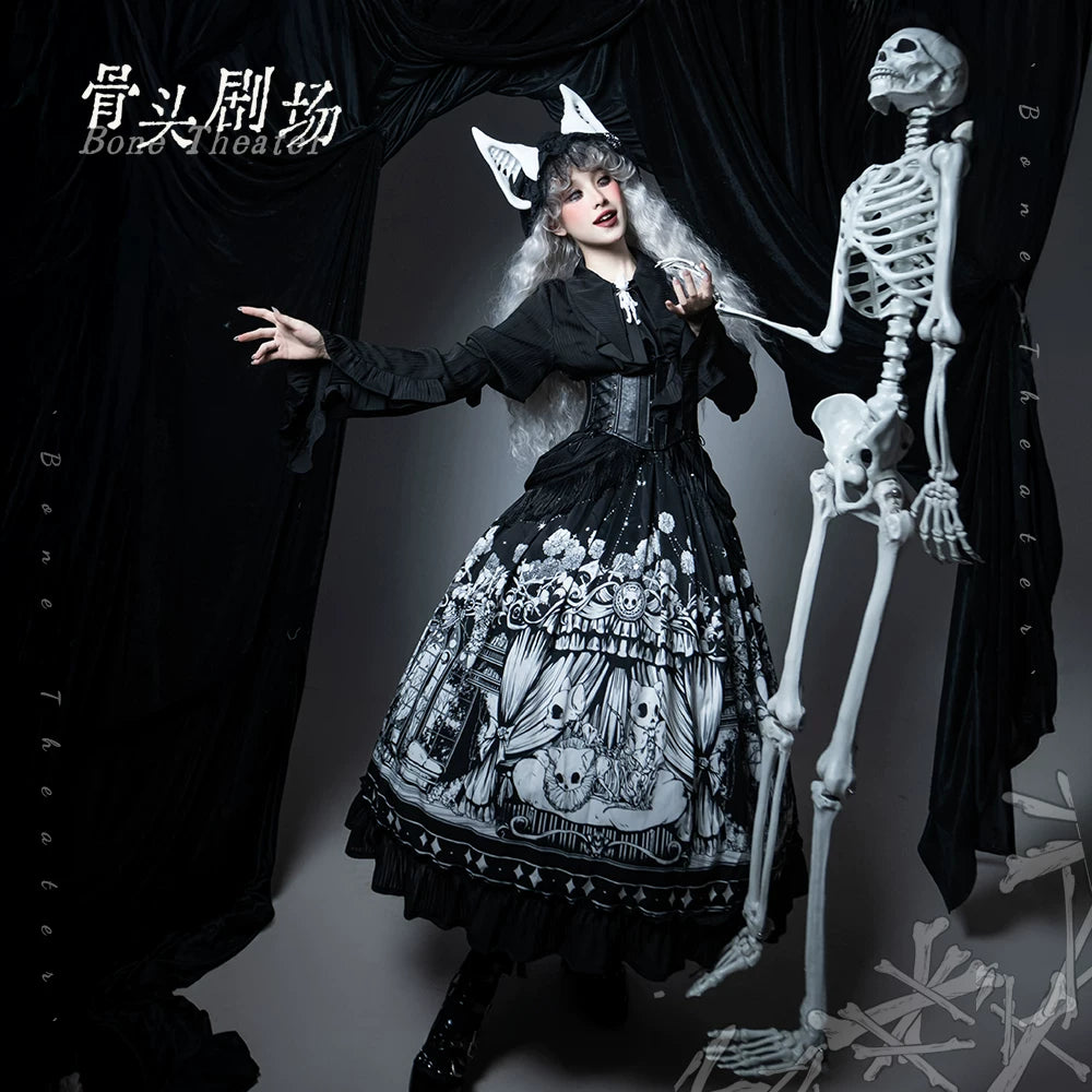 囚鸟旅店‖骨头剧场‖现货‖售完永不再贩‖暗黑哥特万圣节lolita