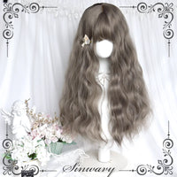 Sinwavy - Shepherd Girl - Aoki Flax-Grey Wool-Curl Wig - Aoki Flax Grey