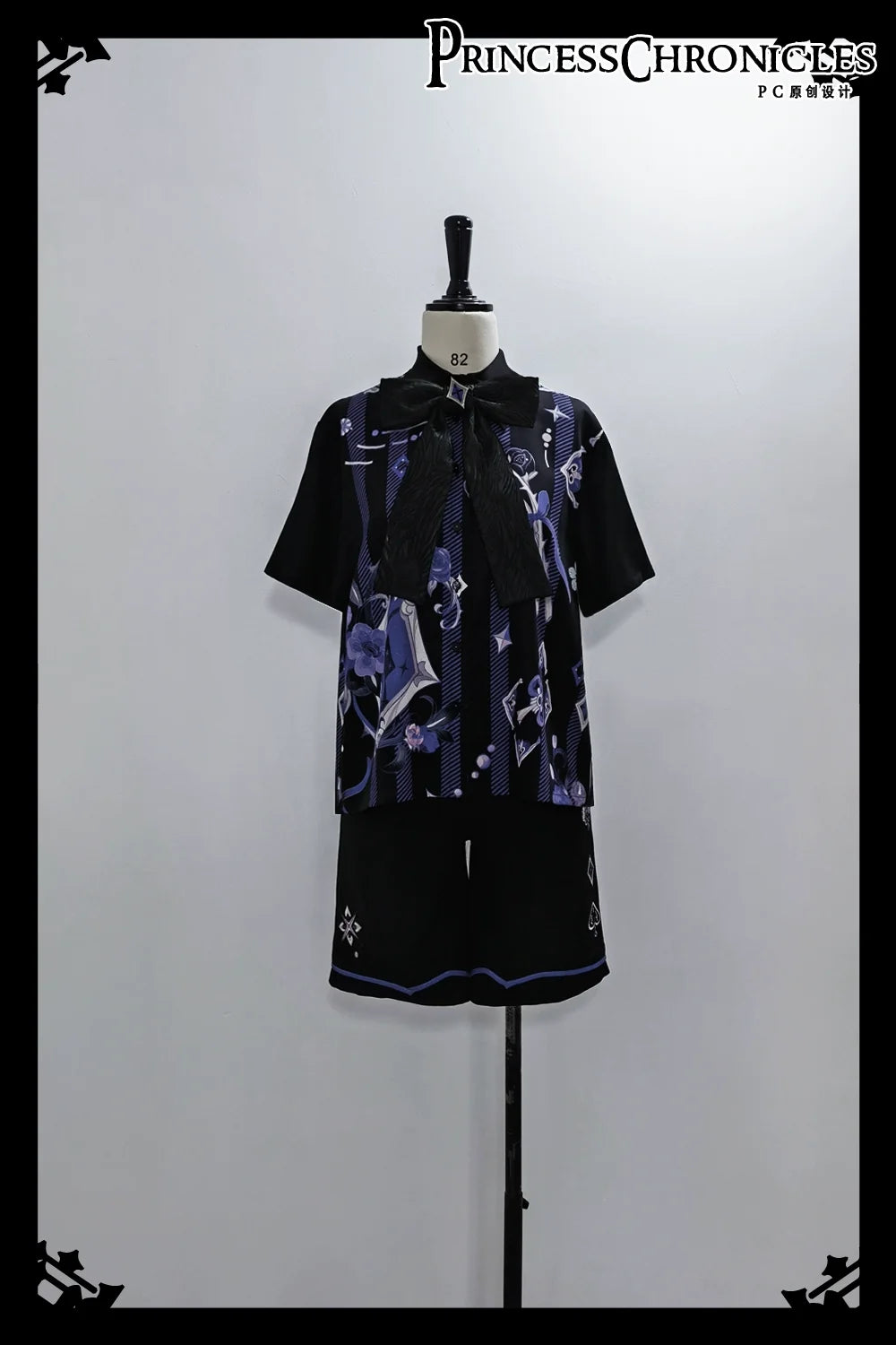 Summer Ouji Lolita Print Loose Shirt Outfit S Printed Shirt Only