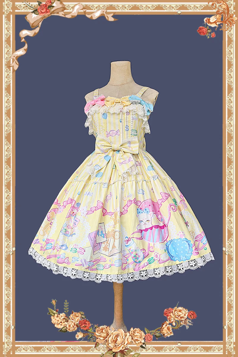 Infanta - Macaron Dolly House - Two-Tier Cotton JSK