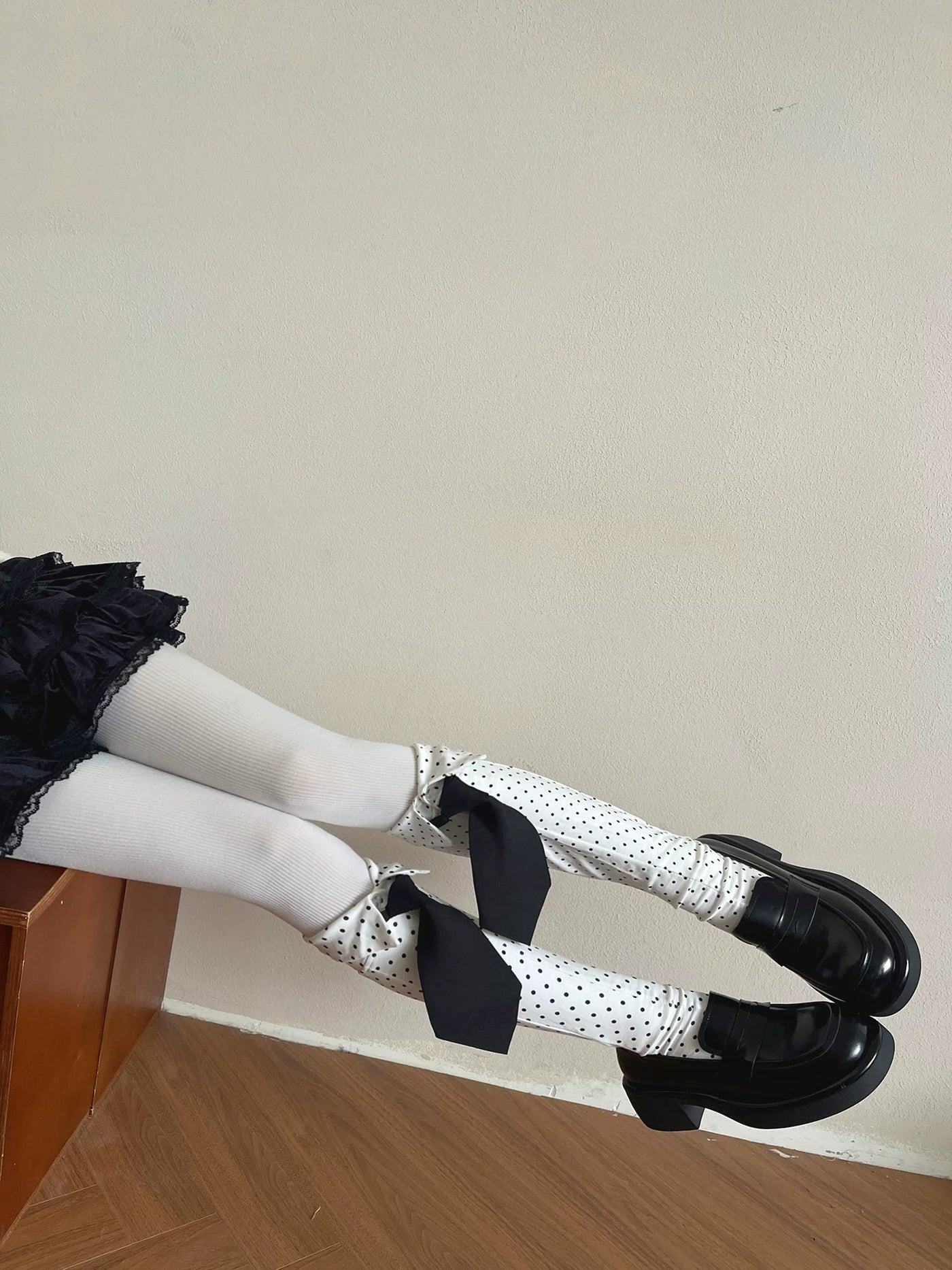 Sock Noble - Polka-Dot Academy - Polka-Dot Mid-Calf Socks