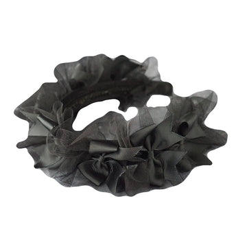 Strange Sugar - Gothic Lace - Black Gothic Lolita KC headband with a bow decoration