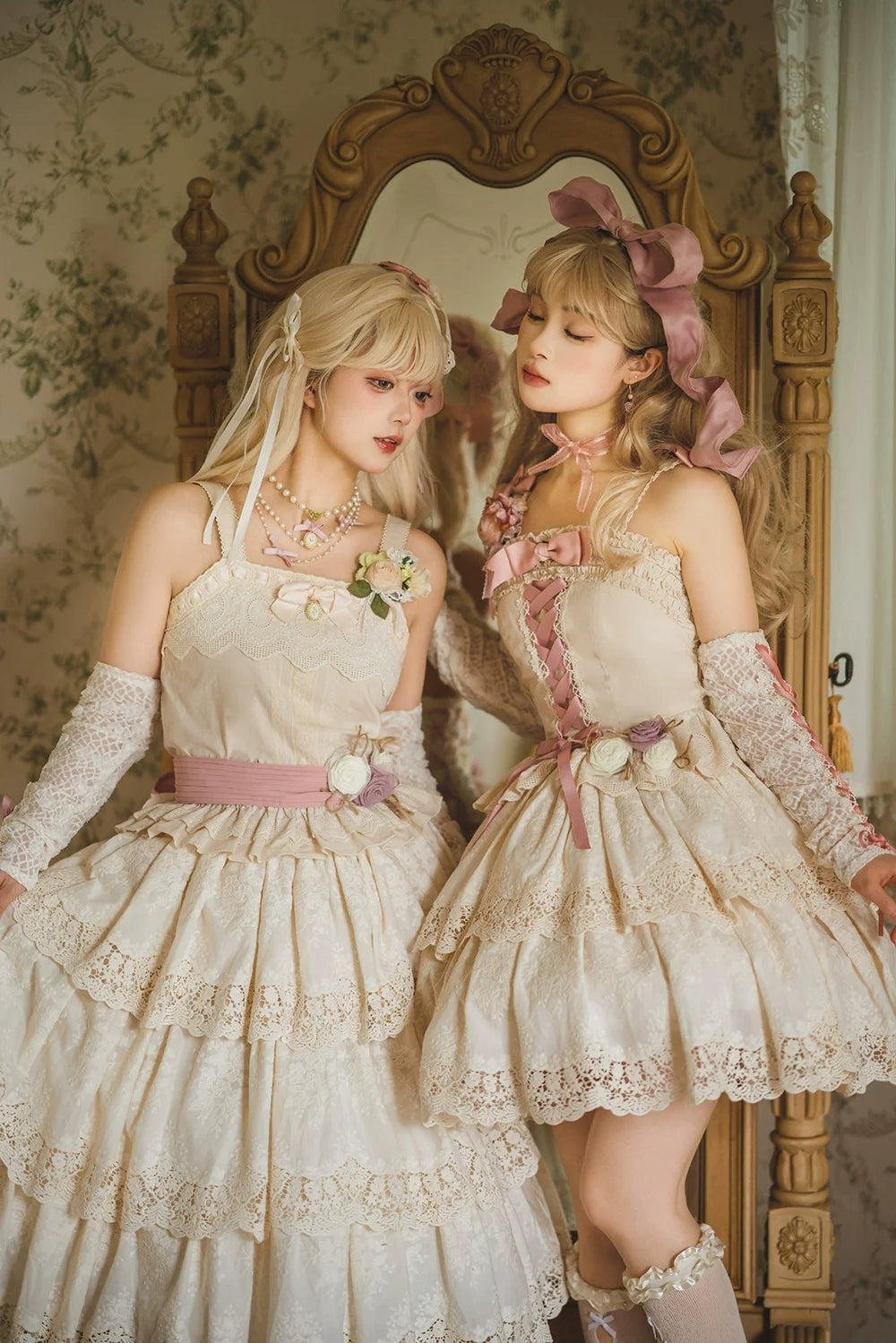 Miss Point - Forest Waltz - Classic Lolita Tiered Skirt Multi-layer Embroidered SK