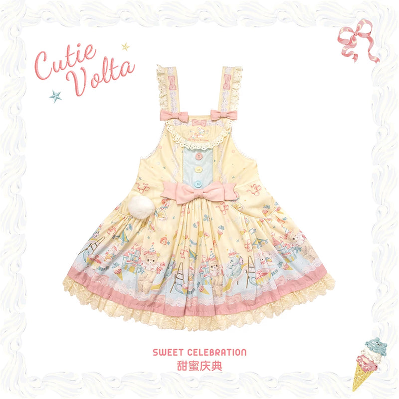 CutieVolta - Sweet Celebration - Sweet Lolita OP, JSK & Accessories - product detail 6