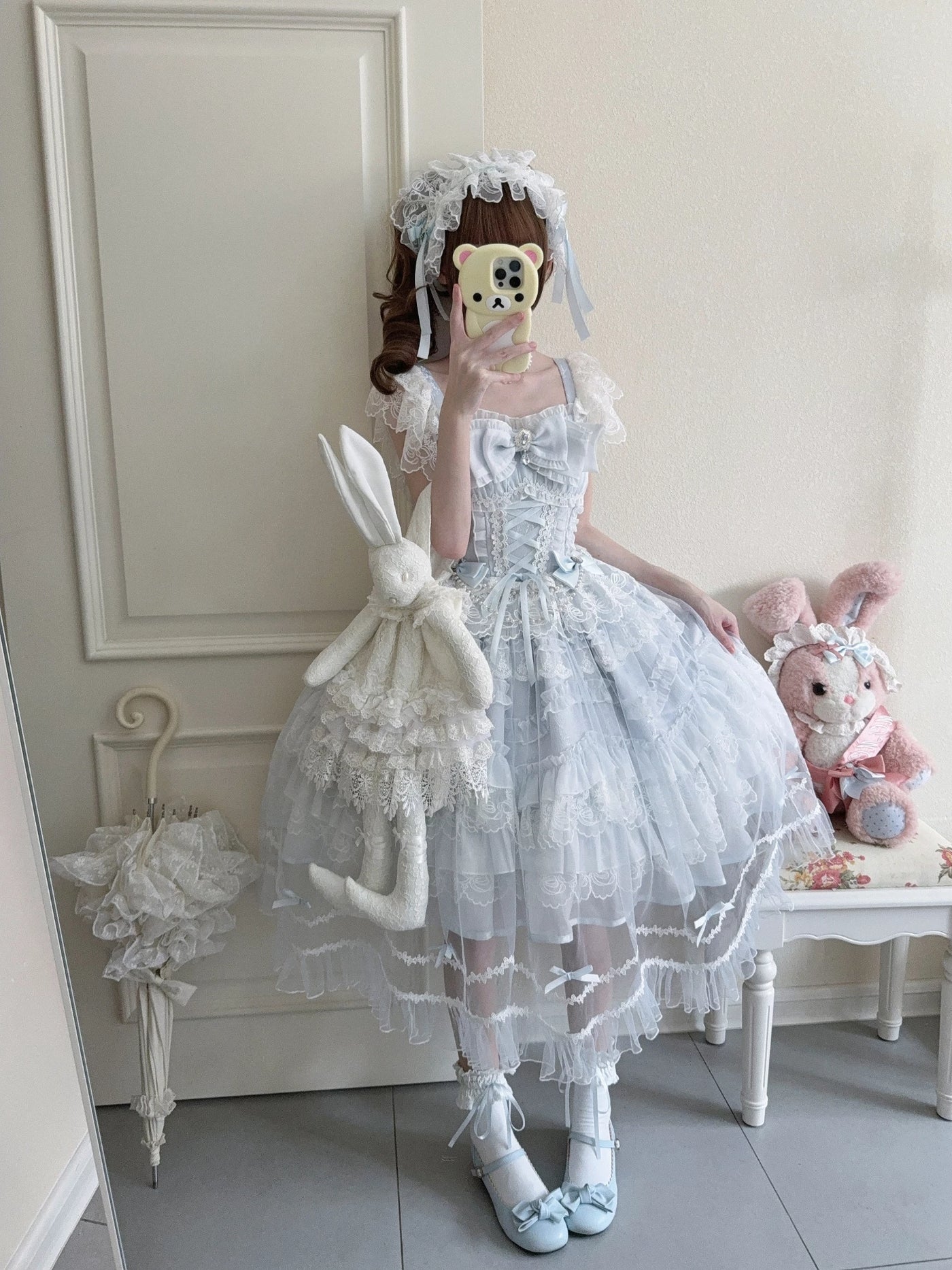 White Sugar Girl - Eternal Vow - Sweet lolita JSK with fitted corset