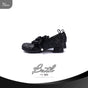 Textured Black - Low Heel / 34