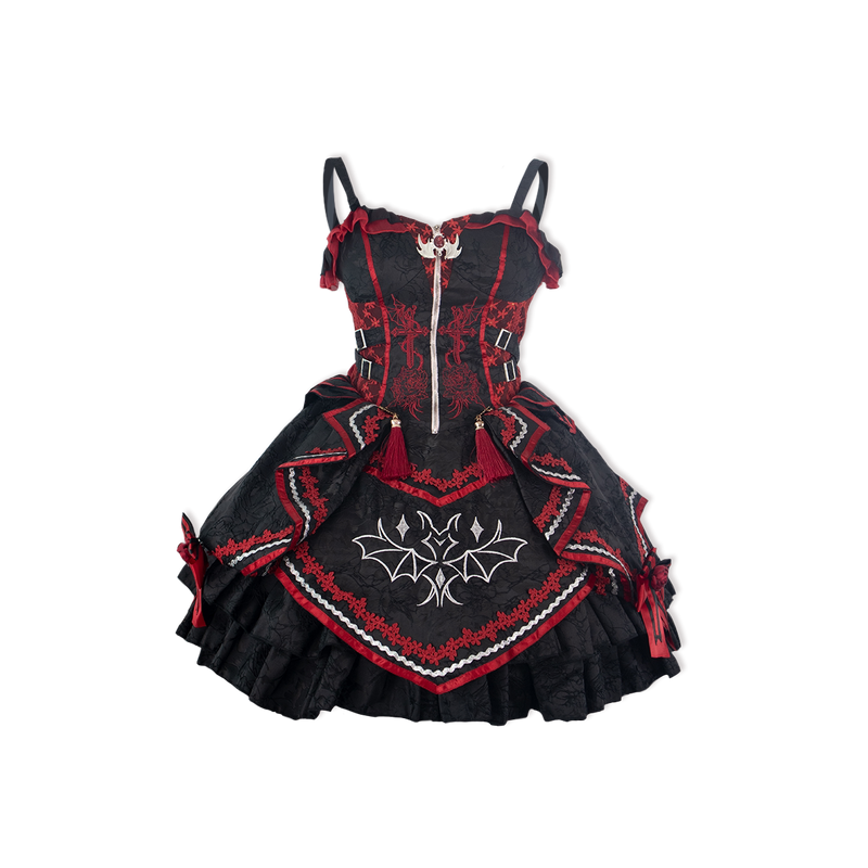 Leopard Cat Hidden Fragrance Gothic JSK Dress