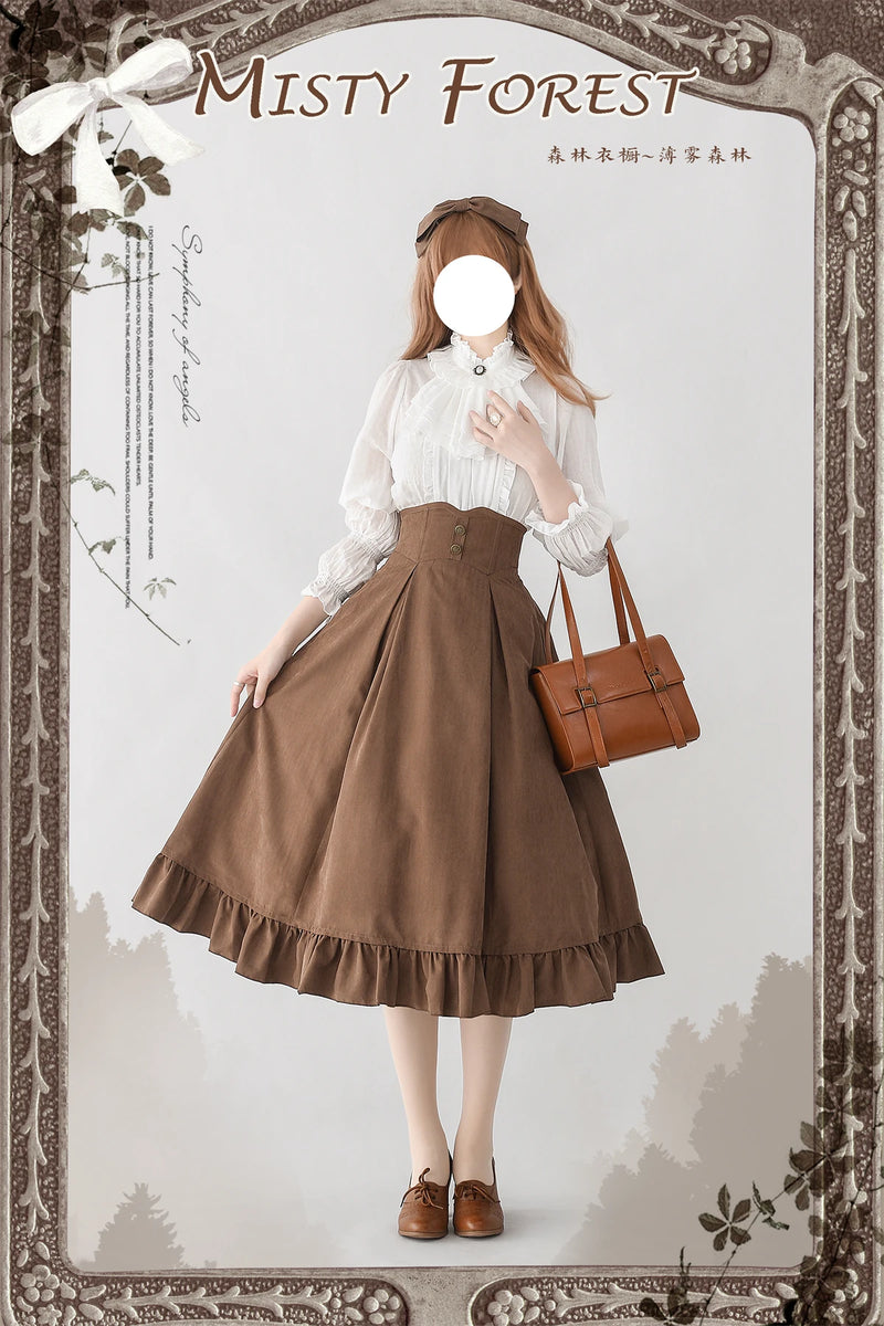 Forest Wardrobe - Misty Forest - Boned Skirt, Waistcoat or Blouse - 9