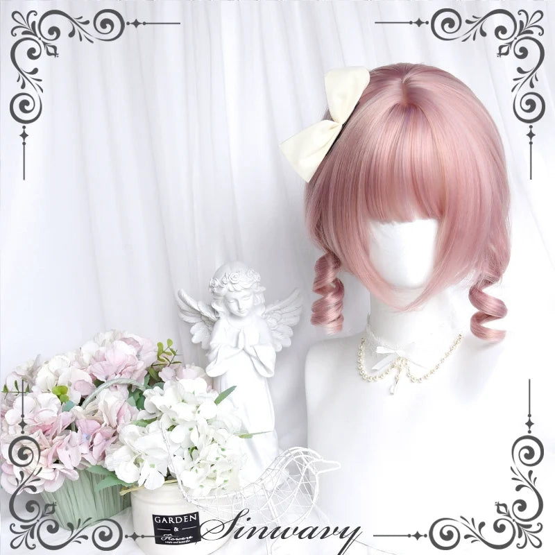Sinwavy - Sweet Lolita Wig - Detachable Roman Curl Ponytail Wig