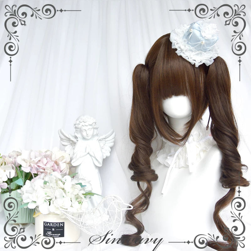 Sinwavy dark brown Lolita twin-tail wig - view 5