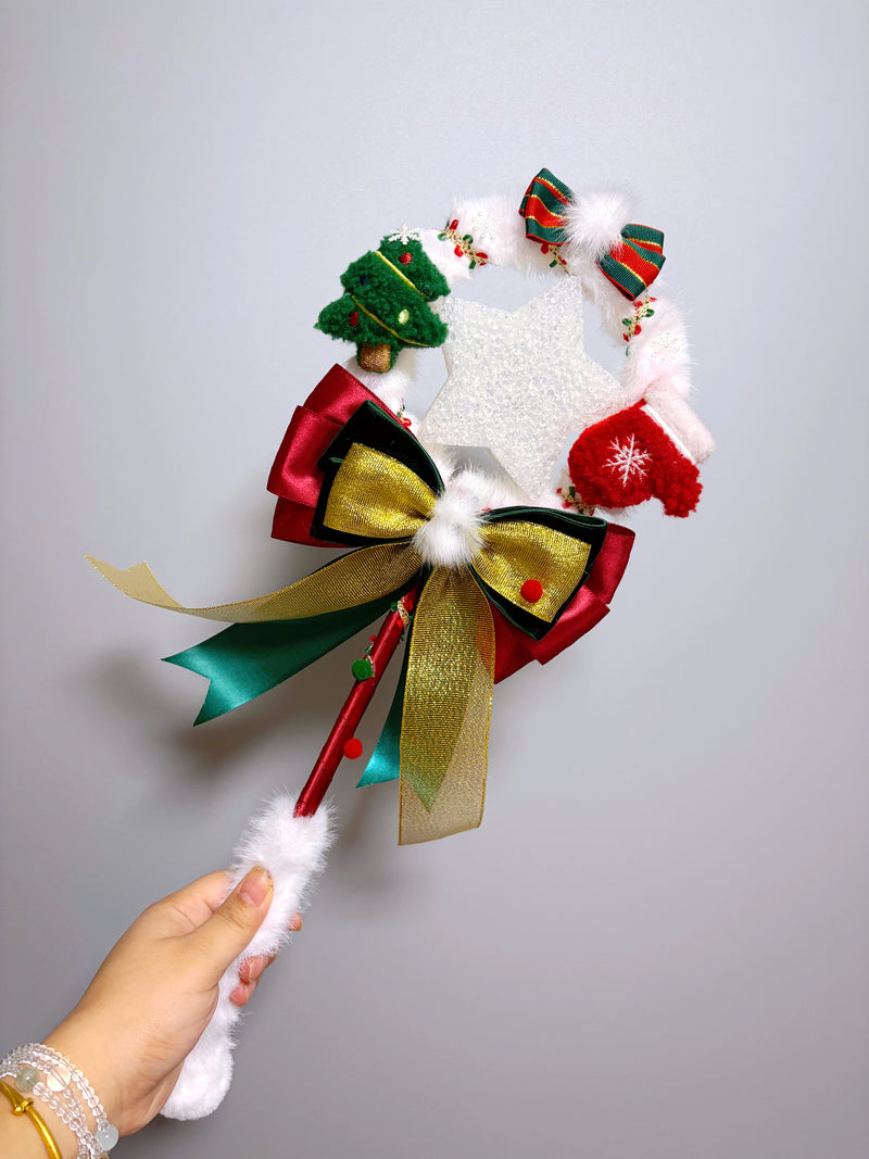 Snowy Christmas Night Star Lolita Wand — additional product view