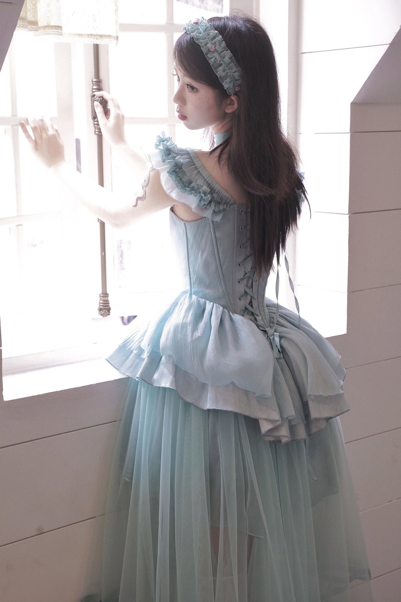 tonight - Lost Dreamland - Dreamcore Ballet Separates with Asymmetrical Vest and Skirt Options