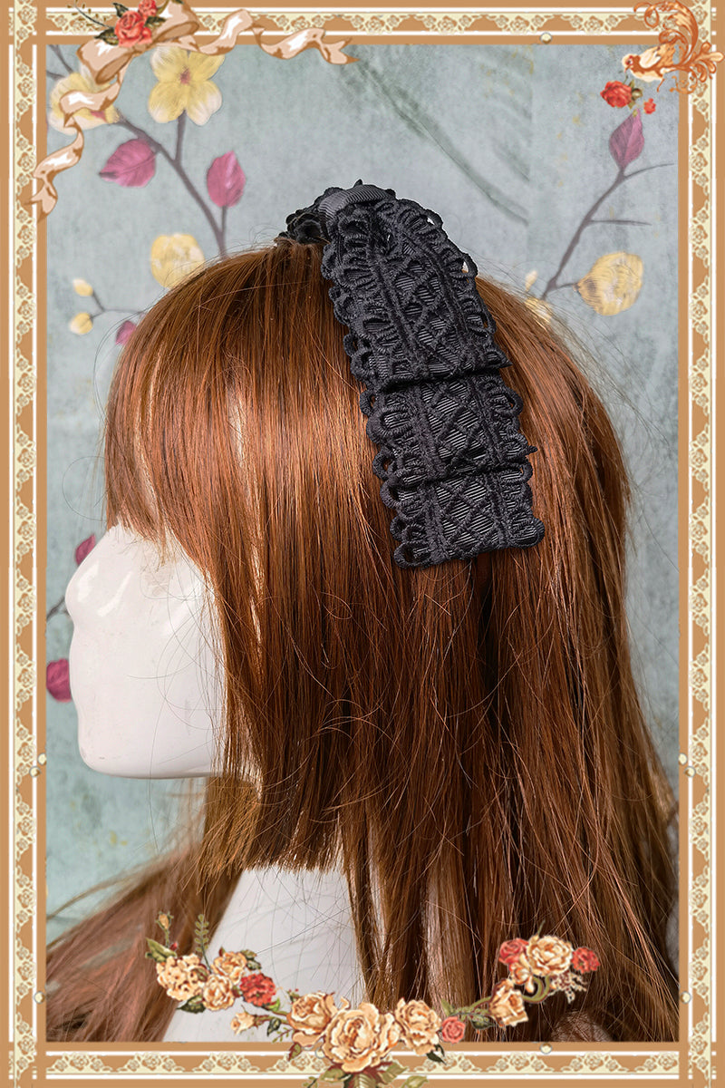 Infanta - Doll-like Old-School Lolita OP Dress - Patchwork Sleeve OP Dress