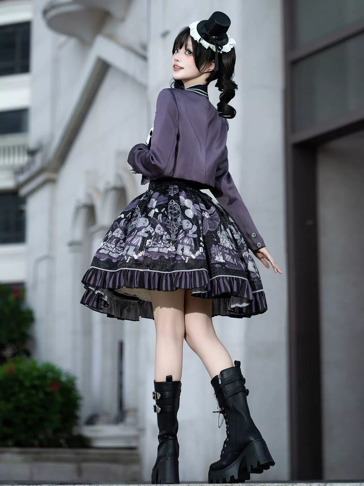 Your Princess - Magic Troupe - Gothic Lolita Outfit, Bunny Printed Skirt