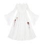 Lace high-neck princess sleeve long OP In stock / S