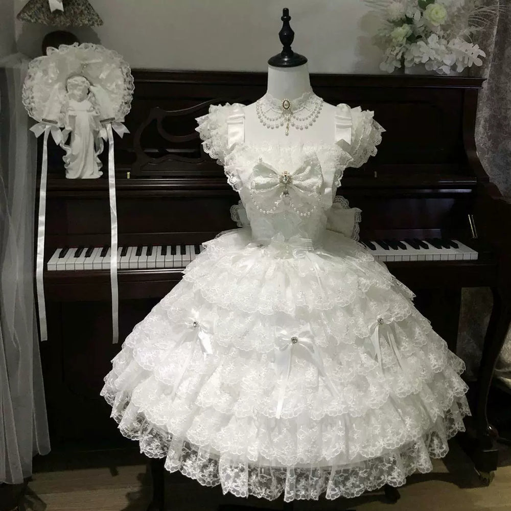Confession Sweetheart - Light Feather Slumber - Tiered ruffle Sweet