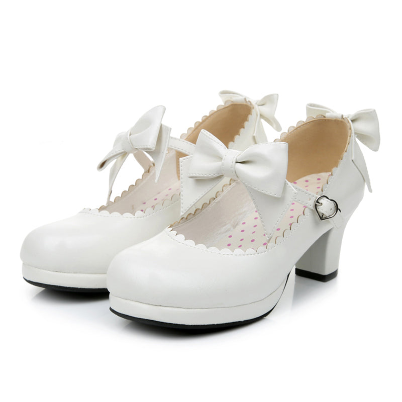 Sosic - Sweet Lolita Tea Party Thick Heels - Shoes Shoes