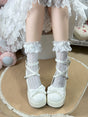 Lace trim white / One Size