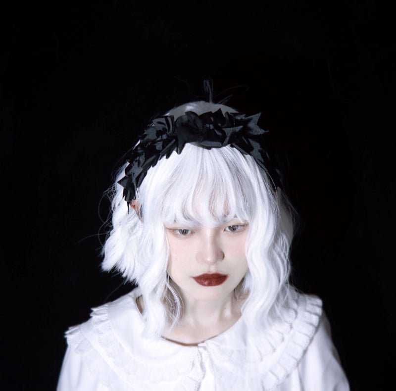 Strange Sugar - Gothic Lolita Lace organza KC - Headwear