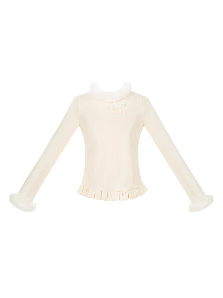 With PUJI - Bai Qiao - Lolita Top, Knit Texture detail view 5