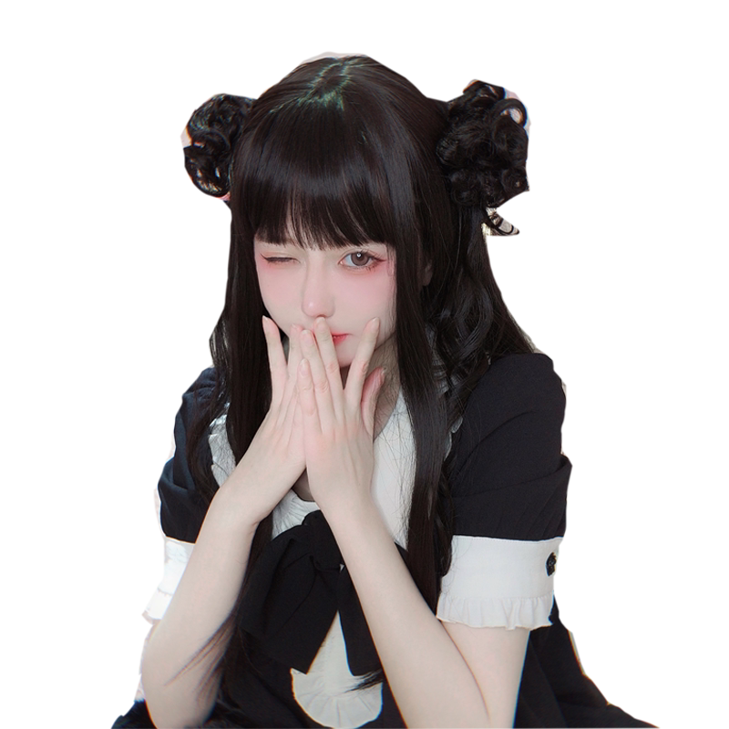 Sinwavy Harajuku flower bun hairpiece - view 4