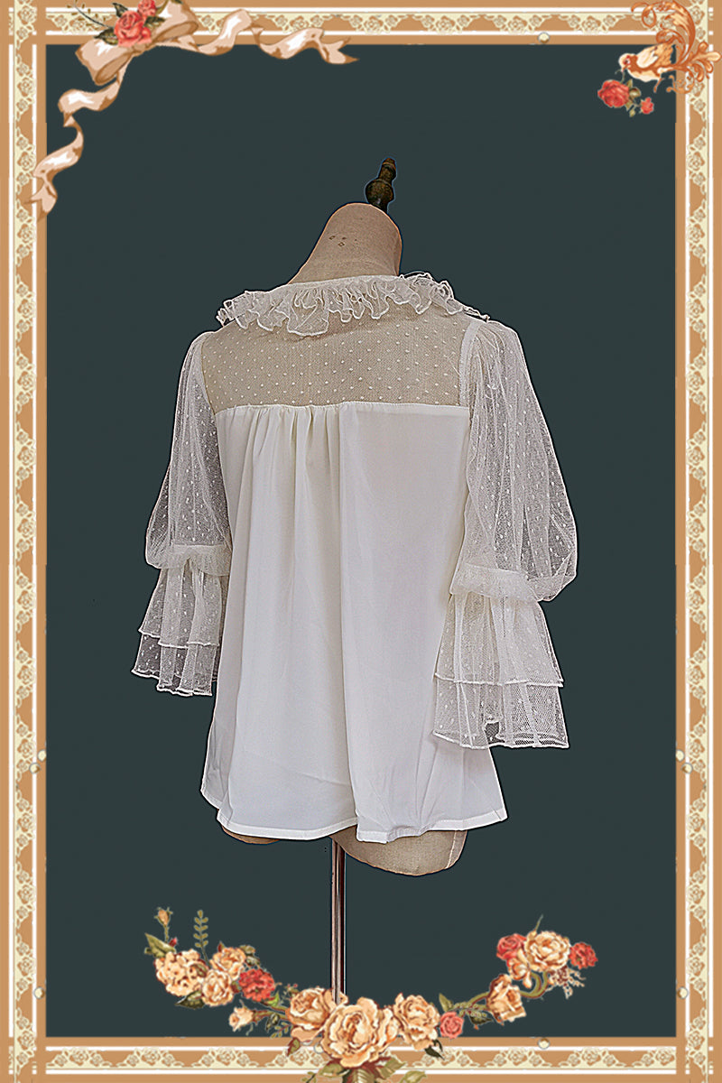 Infanta - Doll Lolita Puff Sleeve Blouse - Innerwear