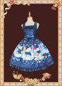 Individual Item / JSK - Deep Blue - High Print / S