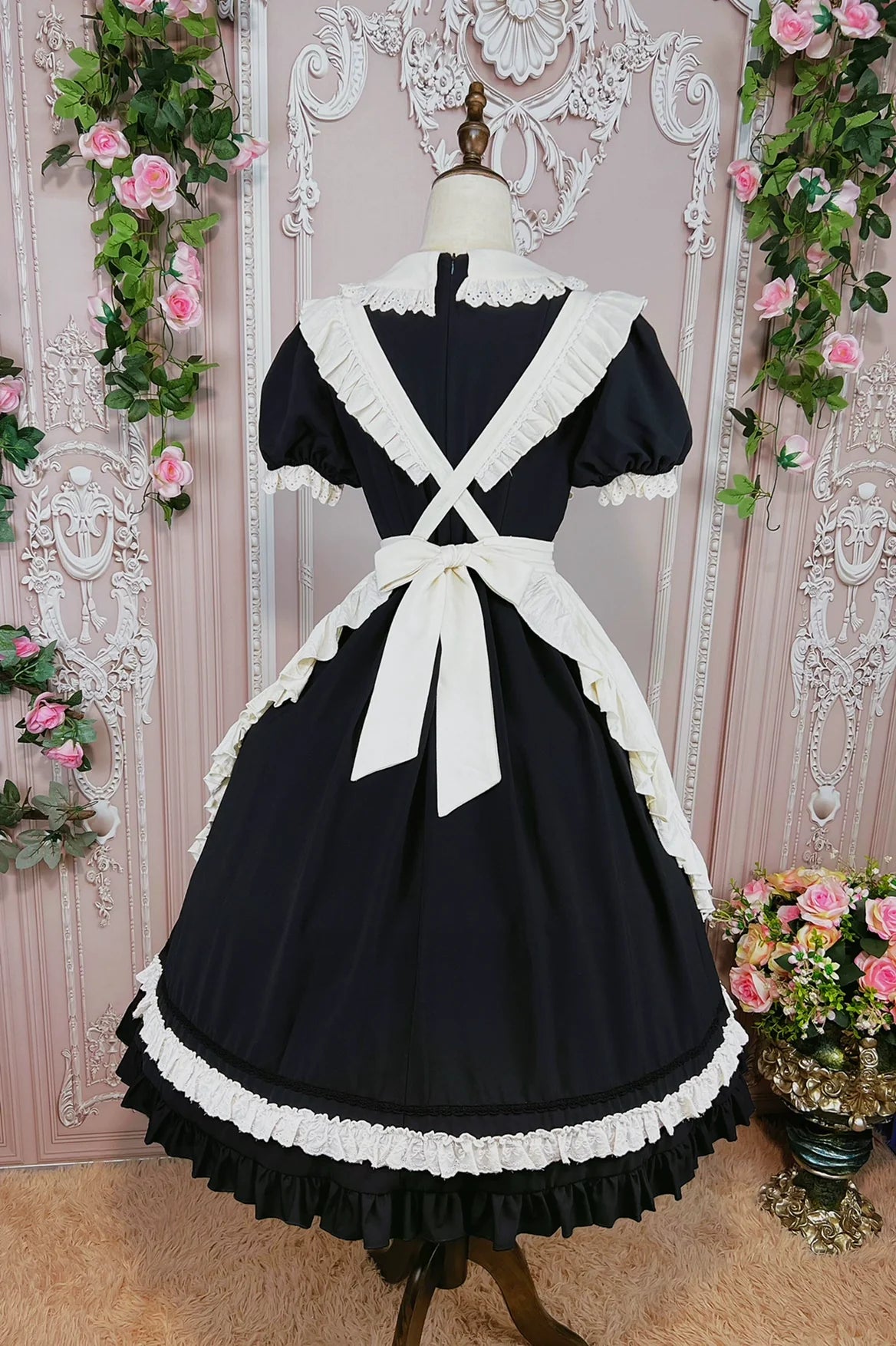 DMFS Lolita - DMFS - Piaget Servant / Maid Lolita OP Dress Vintage Lolita Dress