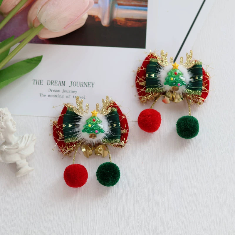 Christmas Light-Up Lolita Headwear & Accessory Options — Christmas Hair Clip G