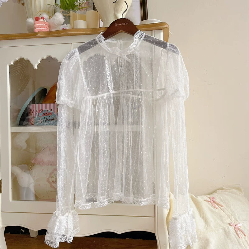 Lady Han Maiden's Heart ballet bridal JSK dress by Lolita Fetch, featuring intricate lace and satin bows in a soft pastel color.