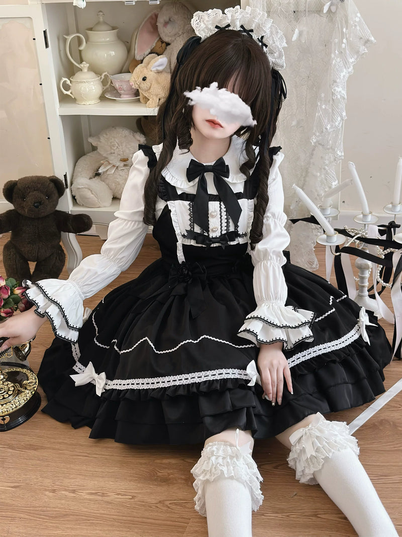 Hanguliang Paper Cake Sweet JSK Dress