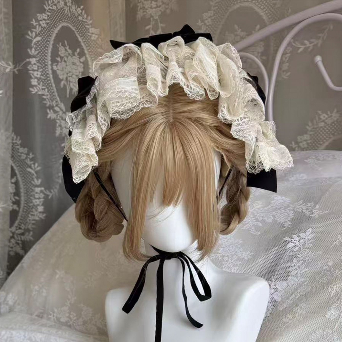 Mist Island Poem - French Classic Multi-Tier JSK Gown - detail view 5