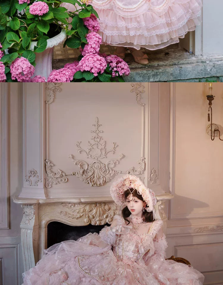 Cat Fairy - Princess on the Run - Misty Pink Lolita JSK