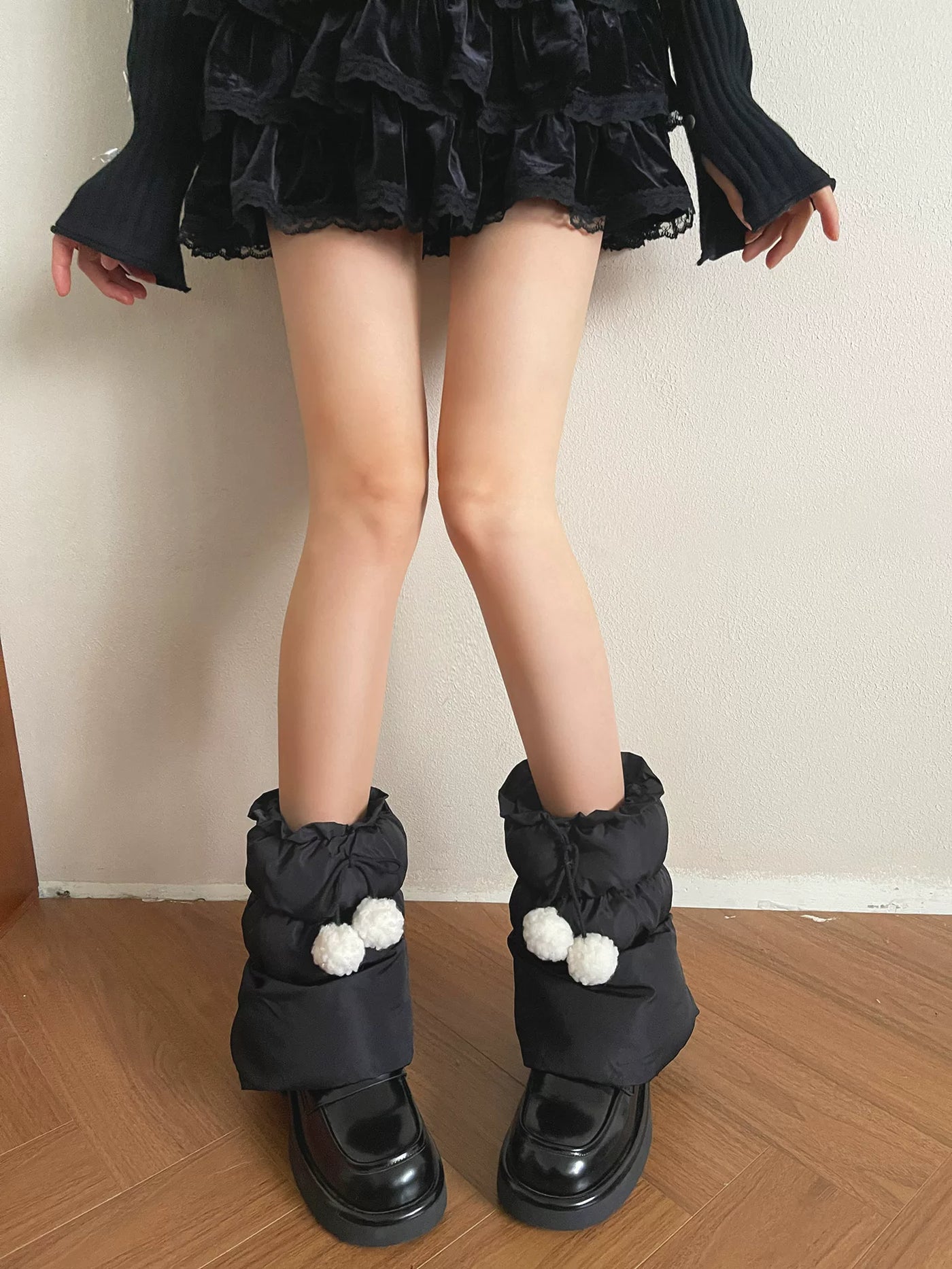 Sock Noble - Winter Pom Pom - Sock Covers with Plush Pom-Pom Ties