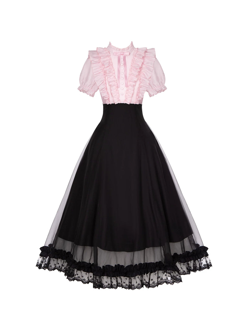 With PUJI - Miss Laura: Moon Viewing - Lolita OP Dress detail view 5