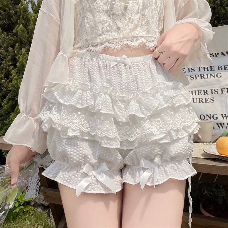 Sugar Girl - Daily Lolita Bloomers - Lace Leggings for Summer Wear Other Surprise