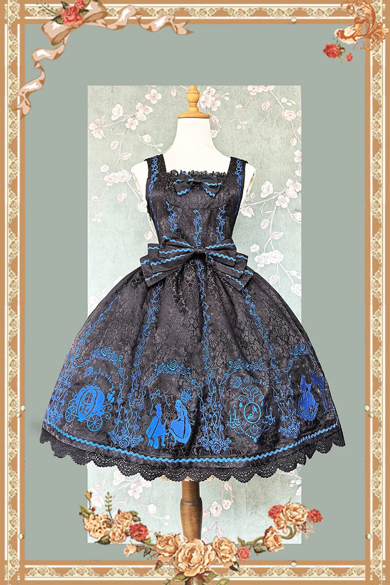 Infanta - Cinderella - Embroidered Velvet or Patterned JSK