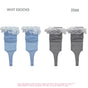 (2-pair set) blue + gray / One Size