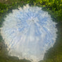 Feather cloud tulle style (blue-white) material kit + 36 cm radius umbrella blank