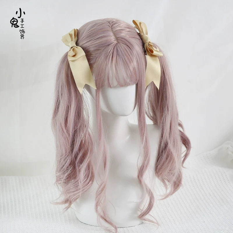 Xiaogui - Kawaii J-fashion Lolita Bow Clip yellow - 1 pair
