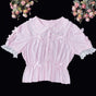 S / Pink short sleeve