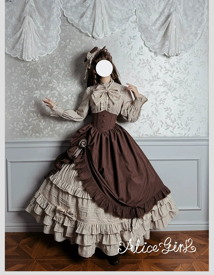Alice Girl - Duke of Victoria - Classic Lolita Top Hat & Brooch