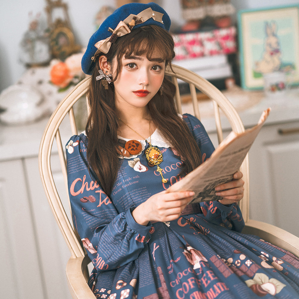 Miss Point - Chocolate Daily Lolita Bow KC Brooch - Brooch