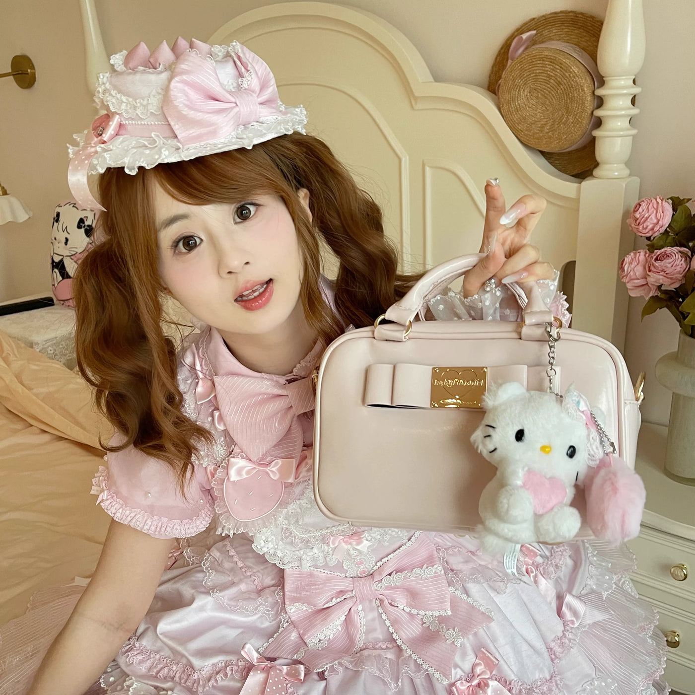 Lolita Collection - Bow Mini Crossbody Bag - Individually Selectable